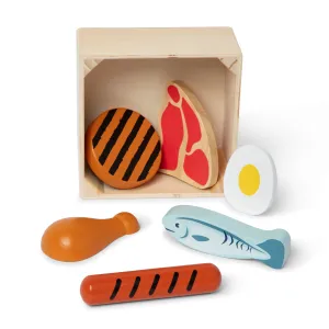 Wooden Food Groups Play Set – Protein